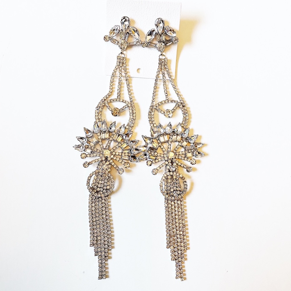 Free People Crystal Earrings